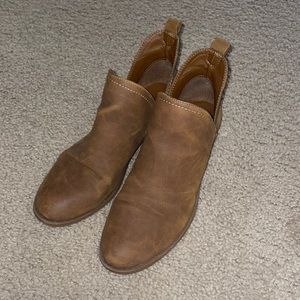 Brown booties